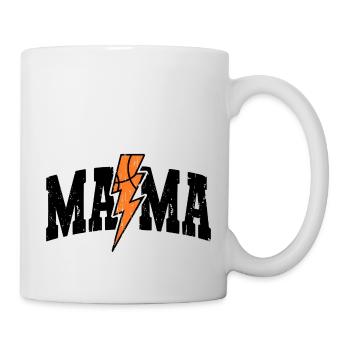 Basketball Mama Blitz Design - Tasse - Weiß - Rechts