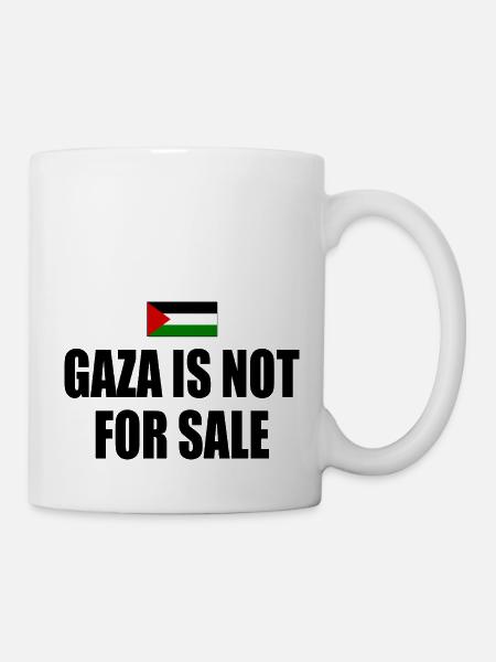 gaza is not for sale - Mug - white