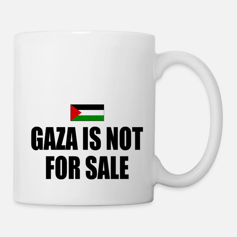gaza is not for sale - Mug - white