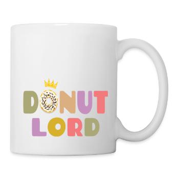 Donut Lord – Gourmet und lustiges Design - Tasse - Weiß - Rechts