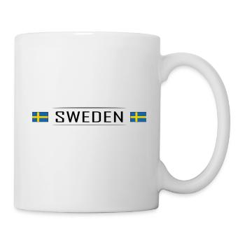 Sweden Land Schweden Skandinavien Urlaub - Tasse - Weiß - Rechts