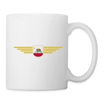 California Fan T-Shirt – Sun & Style - Mug blanc - blanc - Droite