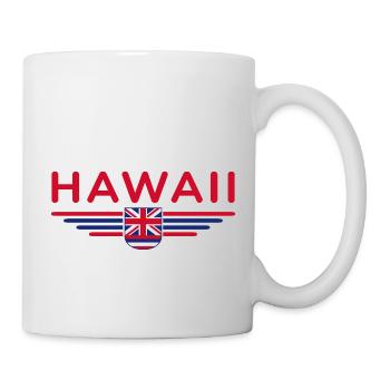 T-shirt Fan d’Hawaï – Style Aloha - Mug blanc - blanc - Droite
