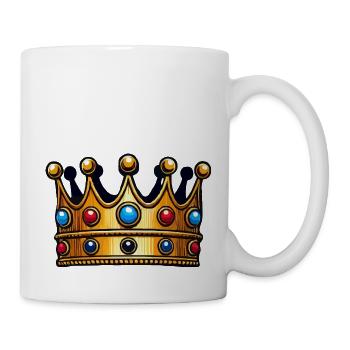 krone - Tasse - Weiß - Rechts
