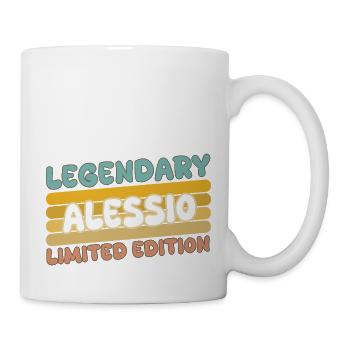 Name Alessio - Tasse - Weiß - Rechts