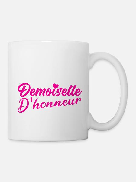 Demoiselle D'honneur EVJF Future Mariée Mariage - Mug blanc - blanc