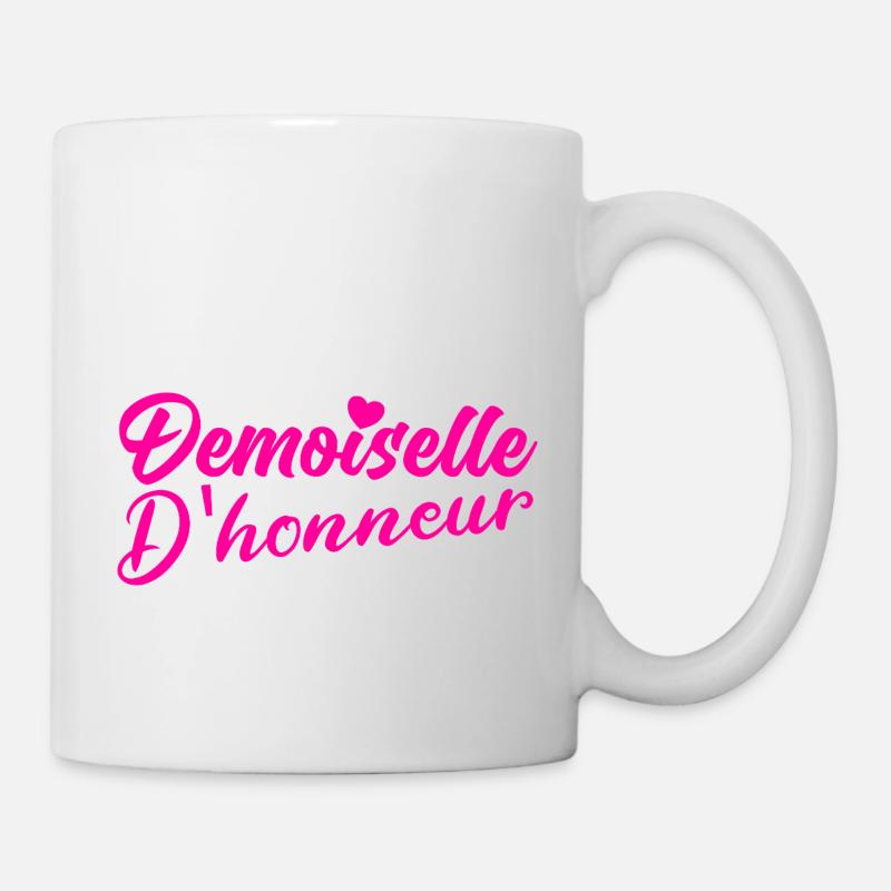Demoiselle D'honneur EVJF Future Mariée Mariage - Mug blanc - blanc