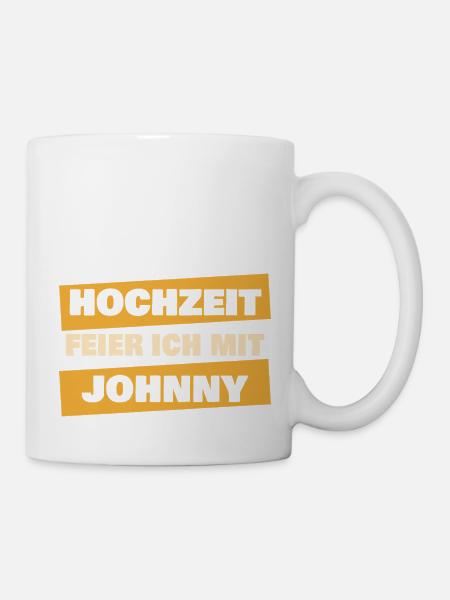Johnny - Tasse - Weiß