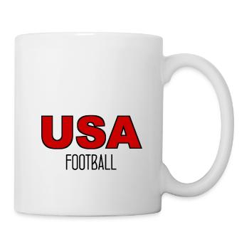 USA Football - American Footballl - Sport - Tasse - Weiß - Rechts