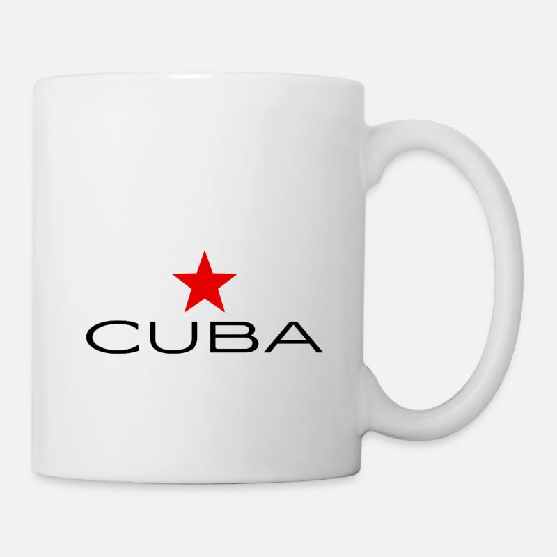 Cuba - Cuba - Fidel Castro - Iles des Caraïbes - Mug blanc - blanc