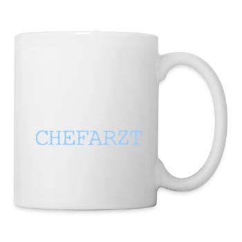 So sieht ein richtig cooler Chefarzt aus. - Tasse - Weiß - Rechts