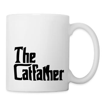 der Katzenvater - Tasse - Weiß - Rechts