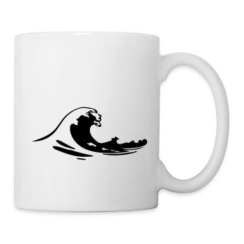 surf - Mug blanc - blanc - Droite