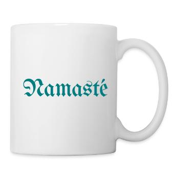 Namasté - Tasse - Weiß - Rechts