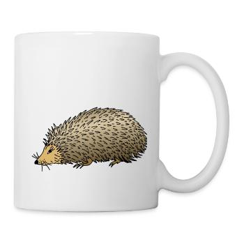 Igel - Tasse - Weiß - Rechts