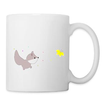 Purzelino and the Butterfly - Mug - white - Right