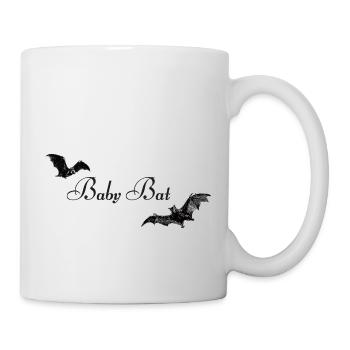 Baby Bat – Cute Bats for New Goths - Mug - white - Right