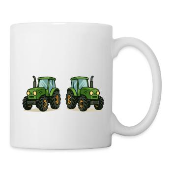 traktor 2 - Tasse - Weiß - Rechts