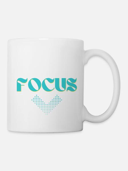 Fokus-Grafik - Tasse - Weiß