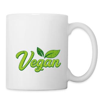Vegan - Mug blanc - blanc - Droite