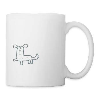 Ich kann gerade nicht. Mein Hund hat NEIN gesagt! - Tasse - Weiß - Rechts
