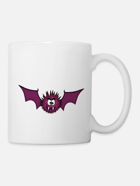 Vampir-Fledermaus - Tasse - Weiß