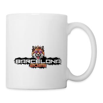 Barcelona 2025 Party Fuchs - Tasse - Weiß - Rechts