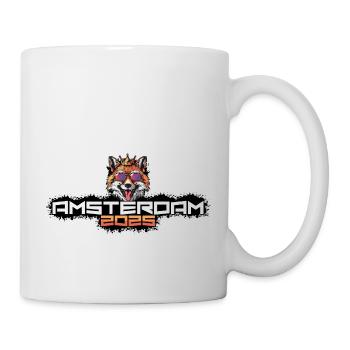 Amsterdam 2025 Party Fuchs - Tasse - Weiß - Rechts