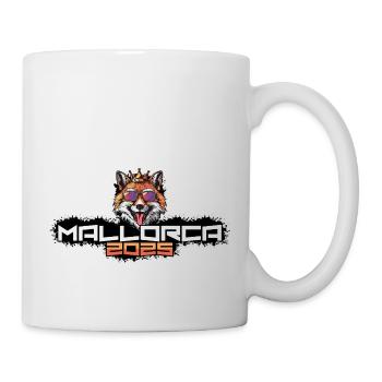 Mallorca 2025 Party Fuchs - Tasse - Weiß - Rechts