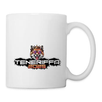 Teneriffa 2025 Party Fuchs - Tasse - Weiß - Rechts