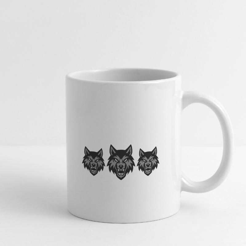 Wolf Head Group Pack Mug
