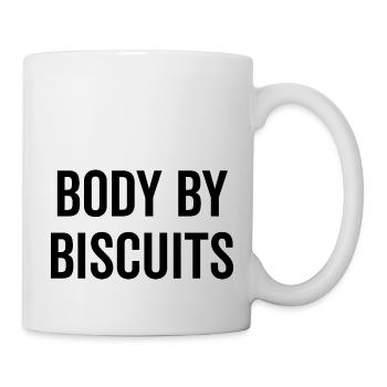 Körper von Biscuits - Tasse - Weiß - Rechts