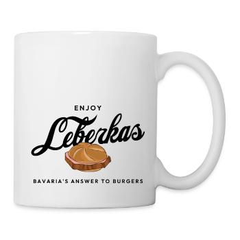 Enjoy Leberkas - Tasse - Weiß - Rechts