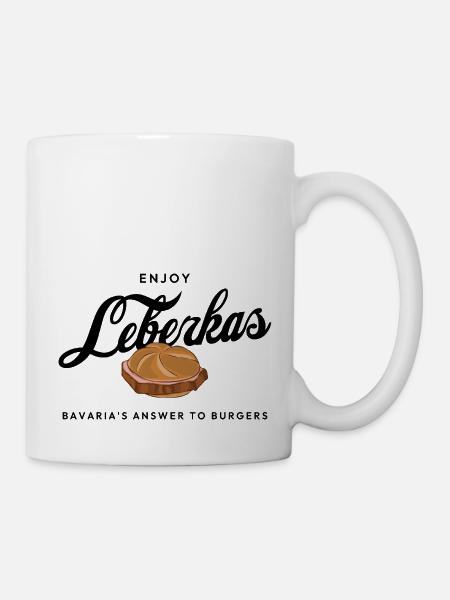 Enjoy Leberkas - Tasse - Weiß