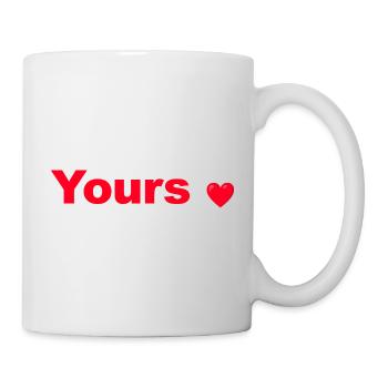 Coeur animé Design élégant - Mug blanc - blanc - Droite