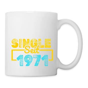 Single 1971 - Tasse - Weiß - Rechts