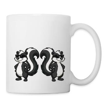 Mouffette 2 - Mug blanc - blanc - Droite