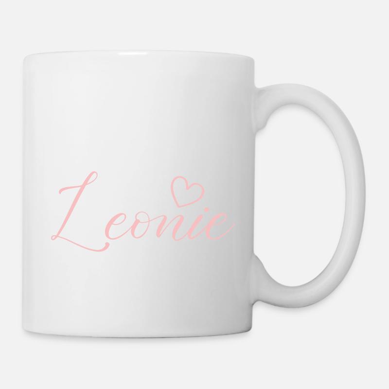leonie name - Tasse - Weiß
