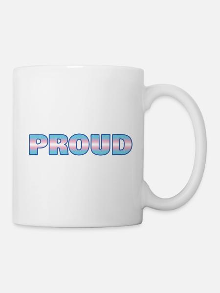 Trans-Stolz - Tasse - Weiß