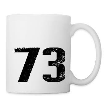 73 Number Jersey - Mug - white - Right