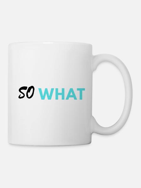 Also, was drucken - Tasse - Weiß