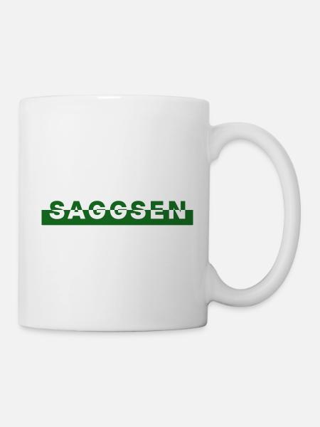 Saggsen / Sachsen - Tasse - Weiß