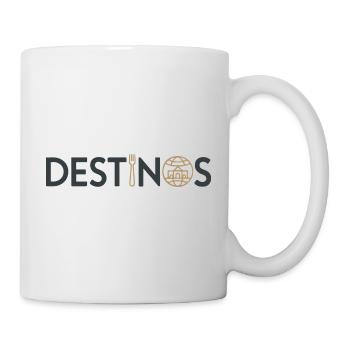 Earth-inspired Food Map Illustration - Mug - white - Right
