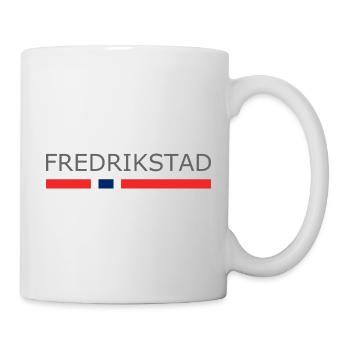 Fredrikstad - Norway - Norge - Norwegen - Tasse - Weiß - Rechts