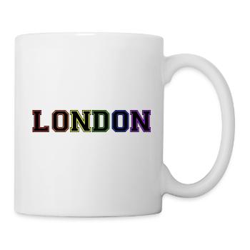 Arc-en-ciel universitaire de Londres - Mug blanc - blanc - Droite