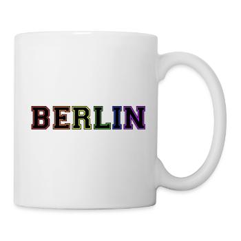 Arc-en-ciel universitaire de Berlin - Mug blanc - blanc - Droite