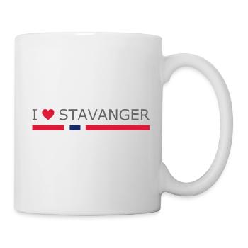 I love Stavanger - Norway - Norge - Norwegen - Mug - white - Right
