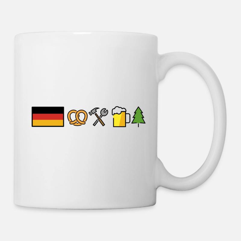 Germany Design  - Tasse - Weiß
