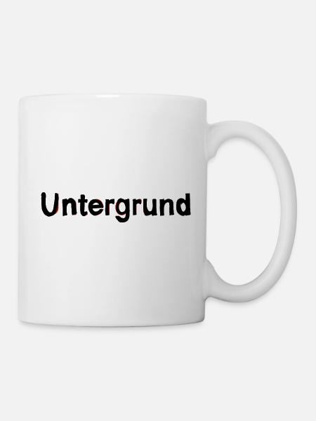Undergrung hiphop - Tasse - Weiß