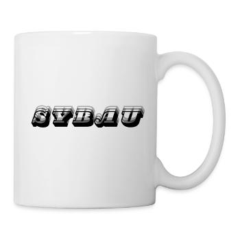 SYBAU Abréviation Lettrage Mot Jeunesse Tais-toi - Mug blanc - blanc - Droite